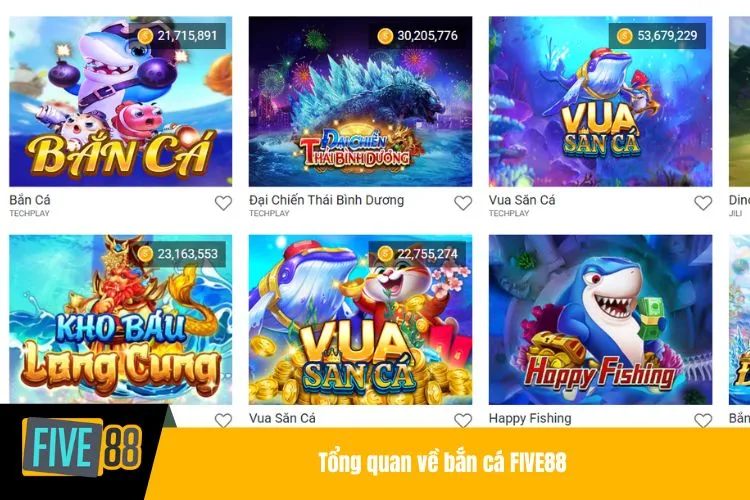 Tổng quan về bắn cá FIVE88